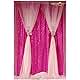 ShiDianYi 4FTX6FT-Fuchsia Pink-Sequin Photo Backdrop,Party/Prom Photography Background,Wedding Photo Booth (Fuchsia Pink)
