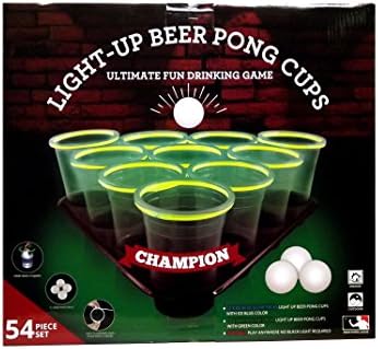Light Up Beer Pong Cups Ultimate Fun Drinking Game