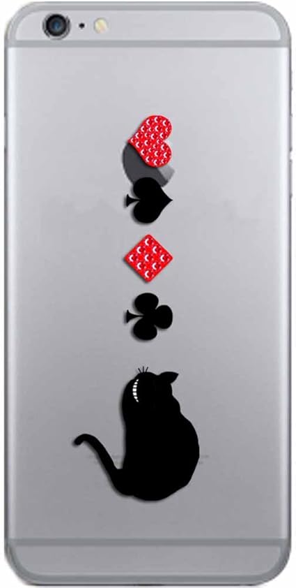 Amazon Co Jp Otas Iphone6 Plus カバー ハードケース ポリカーボネイト クリアケース アリス チェシャ猫 スワロフスキー 8 家電 カメラ