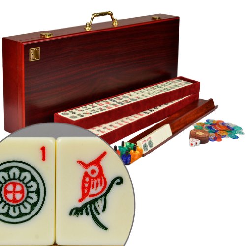 YMI American Mahjong (Mah Jongg Mahjongg) 166 Tiles Set w/ Racks "The Classic"