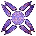 EnergyPal Fidget Spinner Metal-Alloy Toy Helps Focusing Anti-Anxiety 360 Spinner-Acid Purple