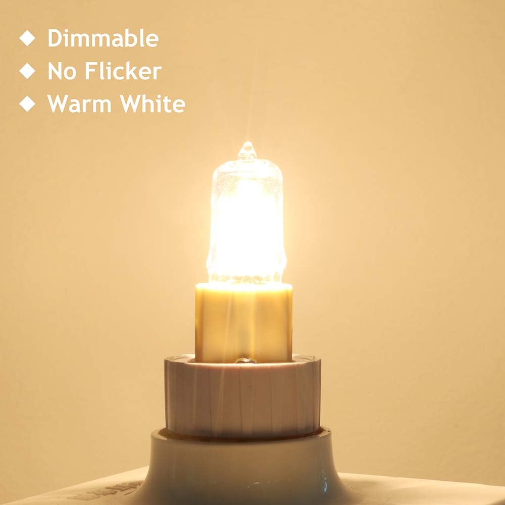Comyan G9 Oven Bulbs 230V 33W (34W) 2800K Warm White G9 Oven Light Bulbs Clear Capsule Dimmable, 10Pack, 10 Count (Pack of 1) - Image 5