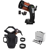 Celestron - NexStar 6SE Telescope - Computerized Telescope &amp; NexYZ &ndash; 3&ndash;Axis Universal Smartphone Adapter for Telescope &amp; 1.25&rdquo; Eyepiece and Filter Accessory Kit &ndash; 14 Piece