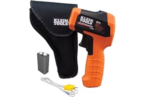 Klein Tools IR10 Infrared Thermometer, Digital Thermometer Gun with Dual Targeting Laser, 20:1
