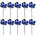 Lily Garden Artificial Flowers Real Touch Orchid Set of 10 (Purple)