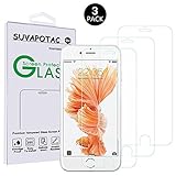 [3 Pack] iPhone 7Plus Screen Protector,0.26mm 9H Tempered Glass Screen Protector SUVAPOTAC Bubble Free Anti-scratch Case friendly for iPhone 7 plus