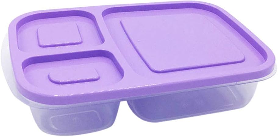 Contenedor De Alimentos De 3 Rejillas, Caja De Almacenamiento Escolar