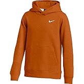 Nike Youth Fleece Pullover Hoodie (Desert Orange, Small)