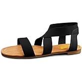 DAYDAYGO Women's Elastic Flat Sandals