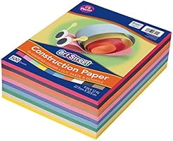 Art Street Lightweight Construction Paper, 10 Assorted Colors, 9" x 12", 500 Sheets