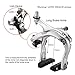 TEKTRO R559 Long Reach Road Calipers 55-73mm Silver Front and Rear Set