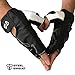Steel Sweat Workout Gloves - Best for Weightlifting Gym Fitness Training and Crossfit – Made for Men and Women who Love Lifting Weights and Exercise - Leather SCARR Black XL