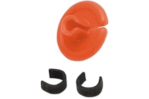 October Mountain Products String Love 2.0 Kisser Button 9/16 in. (1 Pack) Orange
