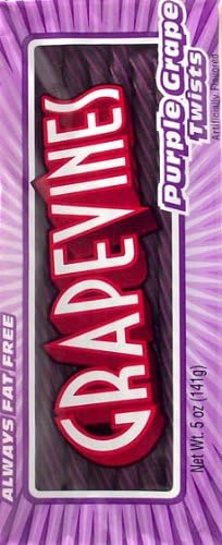 American Licorice Grape Vines Twists Tray 142g