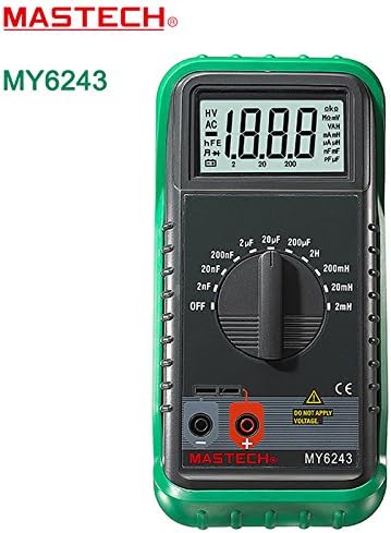 OUTEST Mastech MY6243 Digital Multimeter 3 1/2 LC Meter Handheld Portable Inductance Capacitance Tecrep Tester