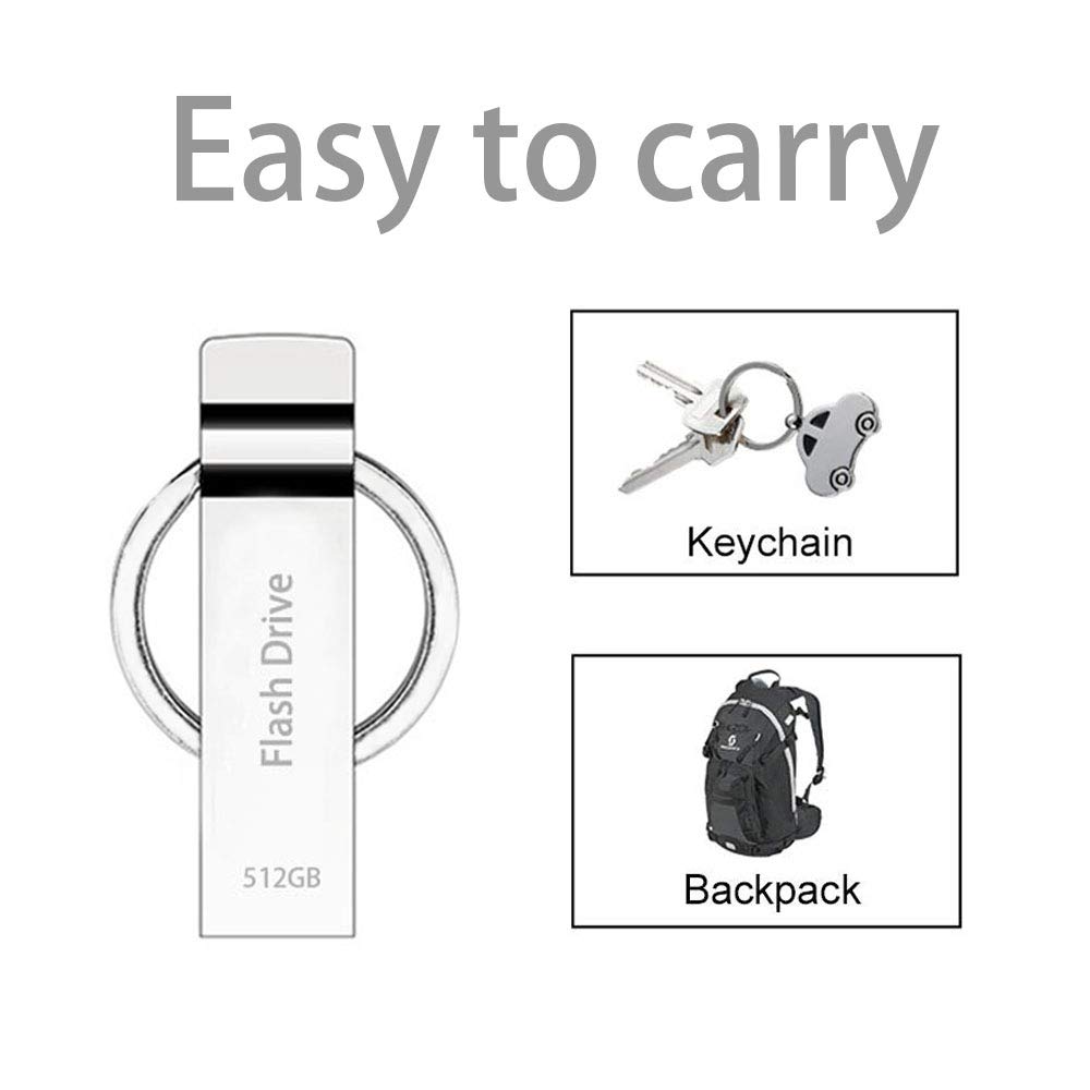 Amazon.com: USB Flash Drive 512gb USB 2.0 PC Memory Stick ...