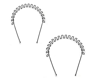 Buy Smile N Style Essentials Black Brass Zigzag Hair Band For Men