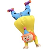 DeHasion Inflatable Clown Costume Funny Fancy Outfit Adult Blow-up Costume Cosplay Costume for Halloween/Birthday/Canival/Bachelor Party