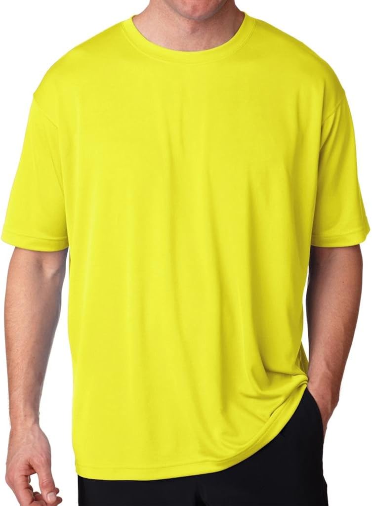 UltraClub Big Men's Cool-n-Dry Performance T-Shirt at  Men’s Clothing store