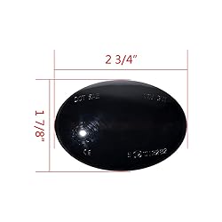Set 4X Fron Rear Amber/Red Fender Side Marker Light