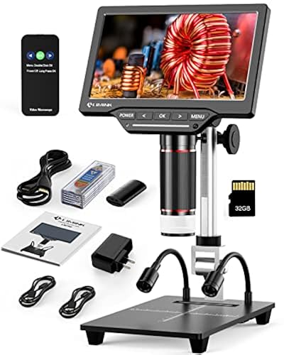 Digital Microscope,LLIMINK LM700 Coin Microscope 1200X,16MP Coin Micro ...