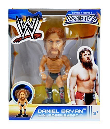 WWE 3.5" Bobble Head Figures - Daniel Bryan, C M Punk, Undertaker, Road Warrior Hawk & John Cena - SET of 5
