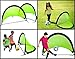 Trailblaze Pop Up Soccer Goals Set - 2 Portable Foldable Kids Soccer Nets w/ 8 Training Disc Cones Extra Pegs + Carry Case - Perfect Youth Soccer Goals for Backyard Extra-Strong Soccer Goal Net