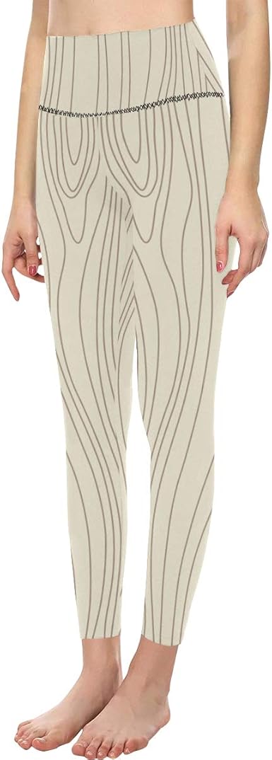 high waist polyester pants