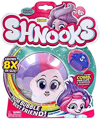 SET OF TWO 2 (RANDOM SELECTED COLORS) SHNOOKS PLUSH DOLLS COLLECT THEM ALL EACH ONE INCLUDES COMB HAIR CLIPS AND SURPRISE ACCESSORIES COLORS WILL NOT BE THE SAME LONG HAIR FROM BUBBLE TO BEST FRIEND