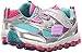 Skechers Kids Girls' Skech-Air Ultra-Bity Bubbles Running Shoe, Silver/Pink/Blue, 8 M US Toddler