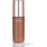 LAWLESS Women's Forget the Filler Skin-Plumping Line-Smoothing Foundation, 27D, ultra deep with neutral-golden undertones, 1.0 Ounce