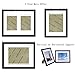 XUFLY 4Pcs 11x14 Tempered Glass Wood Frame Black, with 3X Mat Fit for 8x10 5x7 4x6 inch Family Photo Kid Picture, Desktop On Wall Vertical Horizontal Support Office Decoration Sea