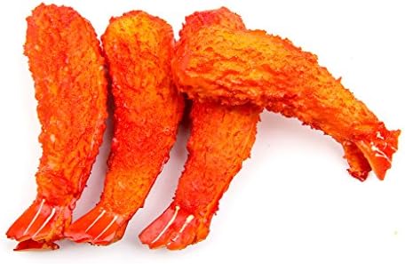 4 Pack of Artificial Fake Fried shrimp Lobster &amp; Cooked Shrimp Model for Home Party Christmas Halloween Decoration