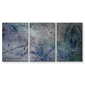 3 Panel Abstract Flower Painting Wall Bedroom Living...