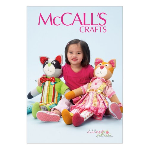 McCall Pattern Company M6980 Learn To Cat and Raccoon, One Size Only