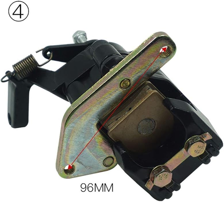 ZHOUYANJUN Motorcycle Hindquarters Brake Caliper Pads For Y A M A H A ATV Warrior Banshee Blaster Raptor 200 250 350 660 1987-2006 (Color : Model D)