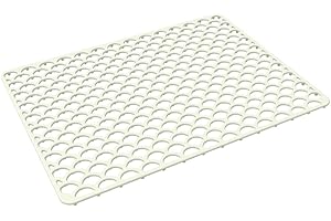 Silicone Sink Mat, Kitchen Sink Protector Grid for Bottom of Center Drain Sink, Silicone Dish Mat, Heat Resistant Sink Liner 