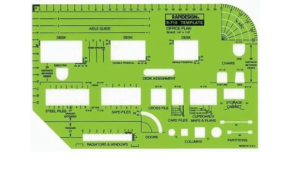Amazon Com Chartpak Interior Drafting And Design Templates