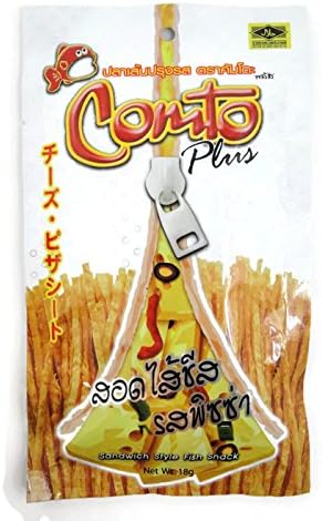 Sandwich Style Fish Snack Pizza Cheese Flavour 0.63 Oz (18g.)