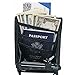 Passport Holder Travel Wallet Neck Pouch Anti-Theft RFID Blocking