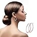 Hoop Earring,UHIBROS Stainless Steel Teardrop Hoop Earring Sets for Women Hypoallergenic 3 Pairs (Teardrop Hoop Earring)