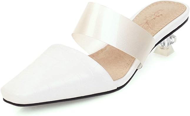 kitten heel clear shoes