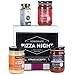 Urban Accents HOMEMADE PIZZA NIGHT, Pizza Sauce and Seasoning Kit (Set of 4) - 3 Gourmet Pizza Sauces and 1 Italian Pizza Seasoning