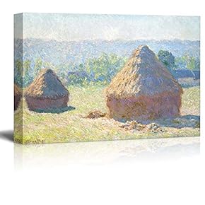 Claude Monet Meules milieu du Jour Haystacks Midday Impressionist Art