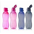 Tupperware 500 ml fliptop bottle set of 4 pc