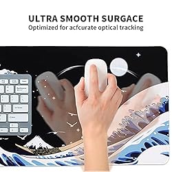 MEWOOCUE® Gaming Mouse Pad for Desk,Large Wave
