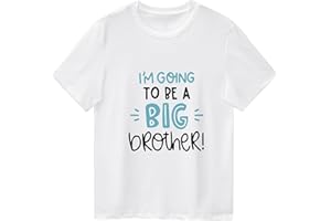 Sanqidu Promoted to Big Brother T Shirt Tops Toddler Baby Boy Going to be a Big Brother Tees Clothes Outfit Announcement Gift
