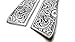 Sri Lanna Aluminum Hand Engraved Browning Hi Power 9mm Gun Grips Flower #02