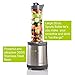 Secura 300W Personal Blender Smoothie Maker with Stainless Steel Blade 2 Sports Bottles (2 year warranty)