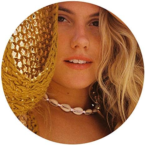 amatorial Shell Choker Necklace Cowrie Hawaiian Shell Bead Necklace Beach Choker for Girls
